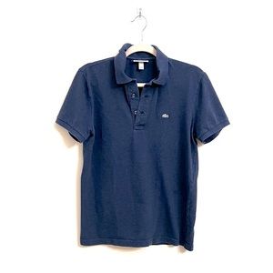 Lacoste Men Heathered Navy Polo